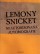 Obálka knihy Neautorizovaná autobiografie Lemony Snicket